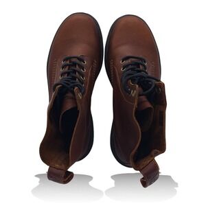 Dr Martens 1460 Pascal Smooth Leather Lace Up Ankle Boots Brown Size Mens 9 US